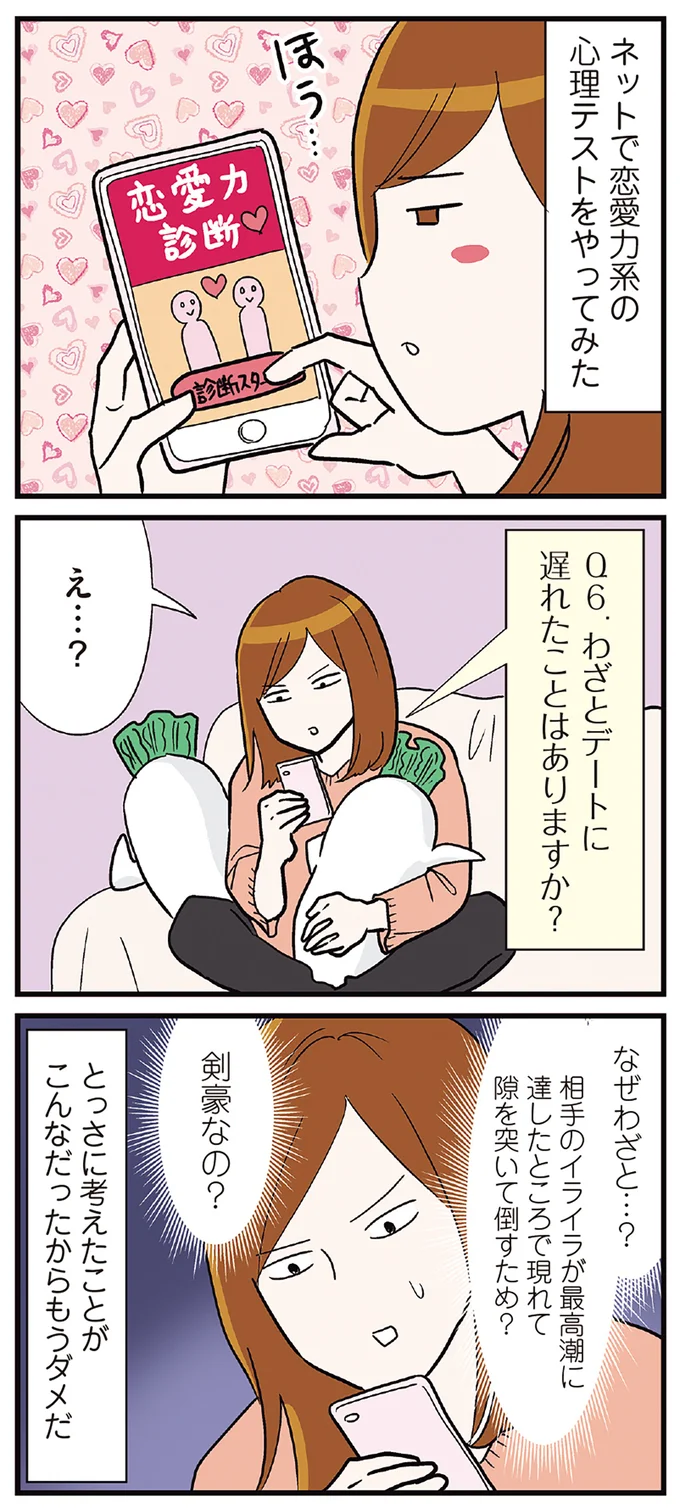 ネットで恋愛力系の心理テストをやってみた