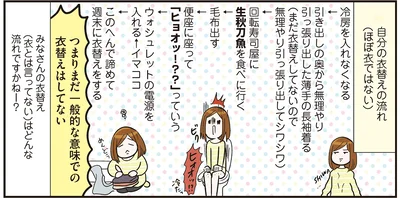 ほぼ衣ではない衣替えの流れ