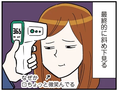 斜め下見る