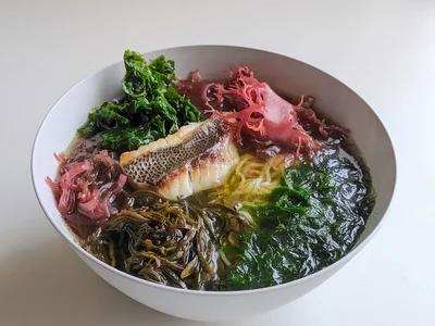 シーベジタブル　海藻と旬魚のラーメン 1,801円