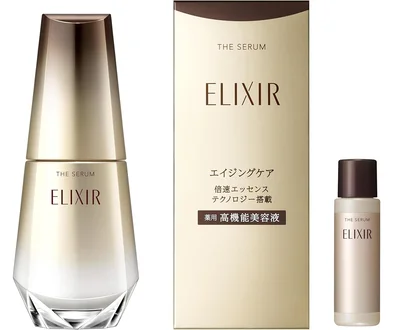 増量セット ELIXIR エリクシール ザ セラム 本体50mL +5g 医薬部外品 美容液 コアキシマイド m-トラネキサム酸 ハリ うるおい エイジングケア シュペリエル 資生堂