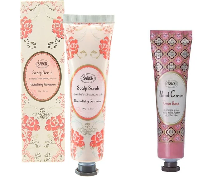SABON(サボン) ヘッドスクラブ リプレニッシング とハンドクリーム