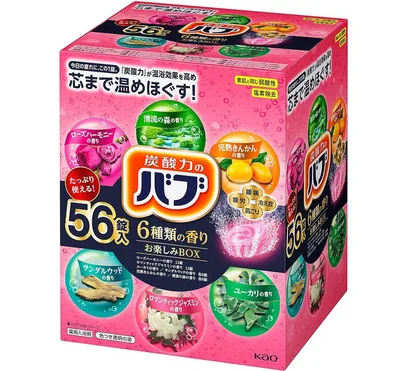 6位はバブ 【大容量】6種類の香りセレクトBOX 薬用 56錠