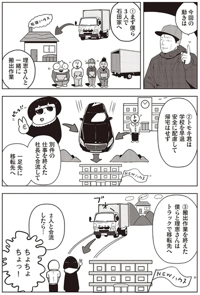   『夜逃げ屋日記』第1巻より