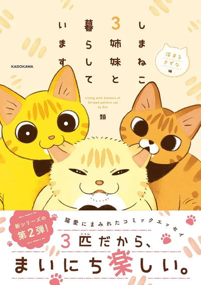 3匹(にゃん)だから、まいにち楽しい！『しまねこ3姉妹と暮らしています 深まるきずな編』