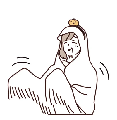 普通のおばけ