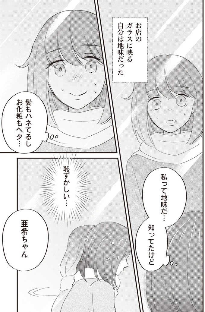 お化粧もヘタ…