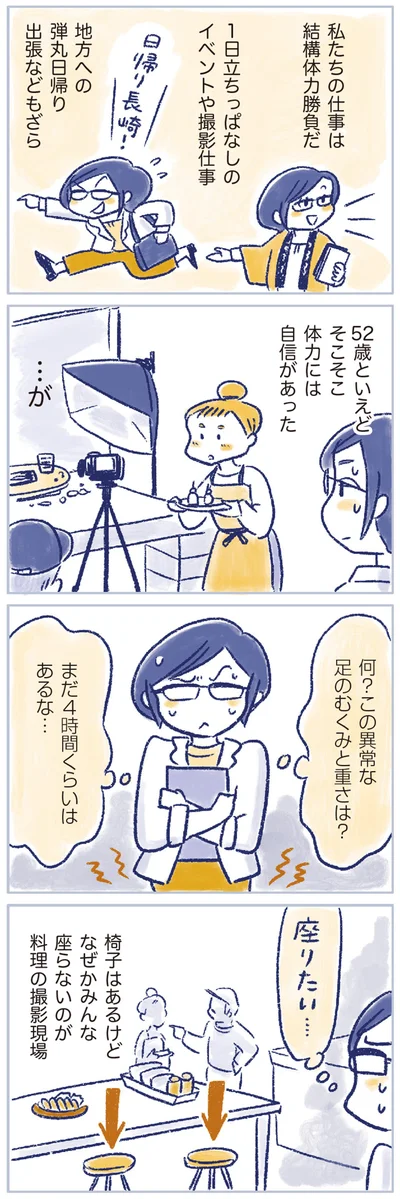 何？この異常な足のむくみと重さは？