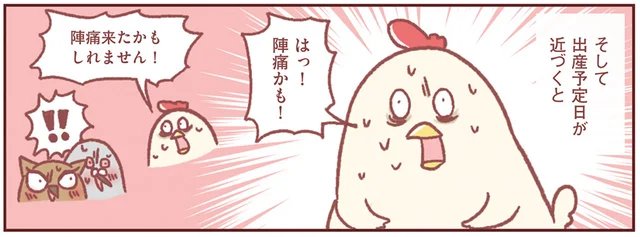 「陣痛来たかも！」何度覚悟を決めても空振り。初期陣痛がわからない！／主婦の給料、5兆円ほしーー!!!（2）