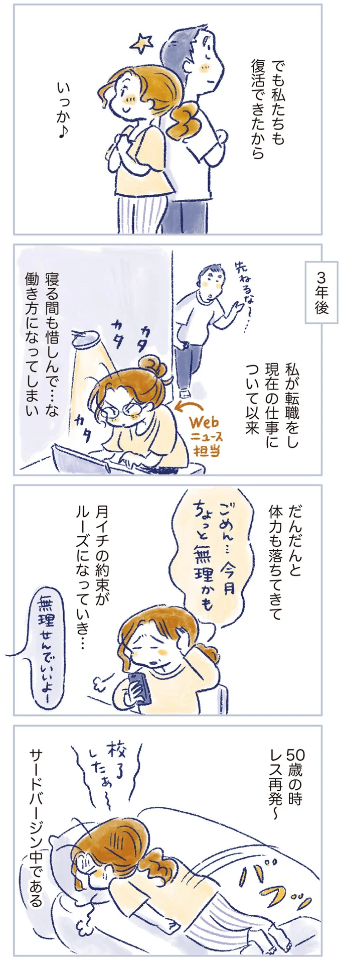 50歳の時レス再発～
