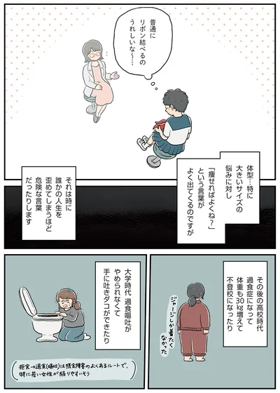 今度は過食症にも