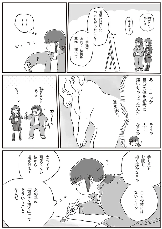 手も足ももっと細く
