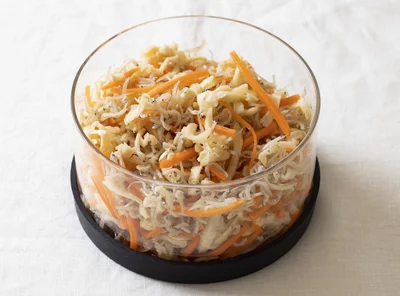鉄やカルシウムが豊富な 切り干しとじゃこで常備菜に
