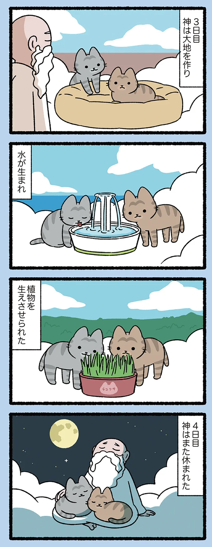 ねこ、ねこ、休息