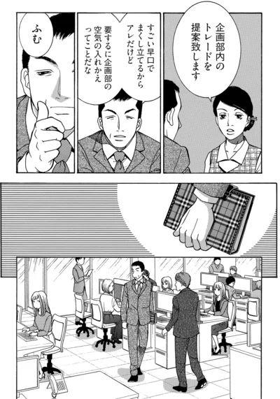 企画部内の空気の入れ替え