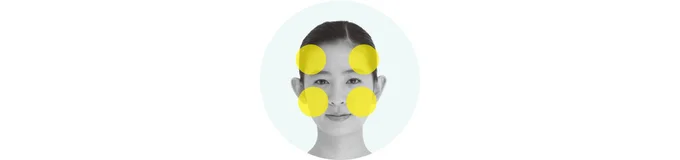 顔の毒素排出には、こめかみとエラのコリを狙って