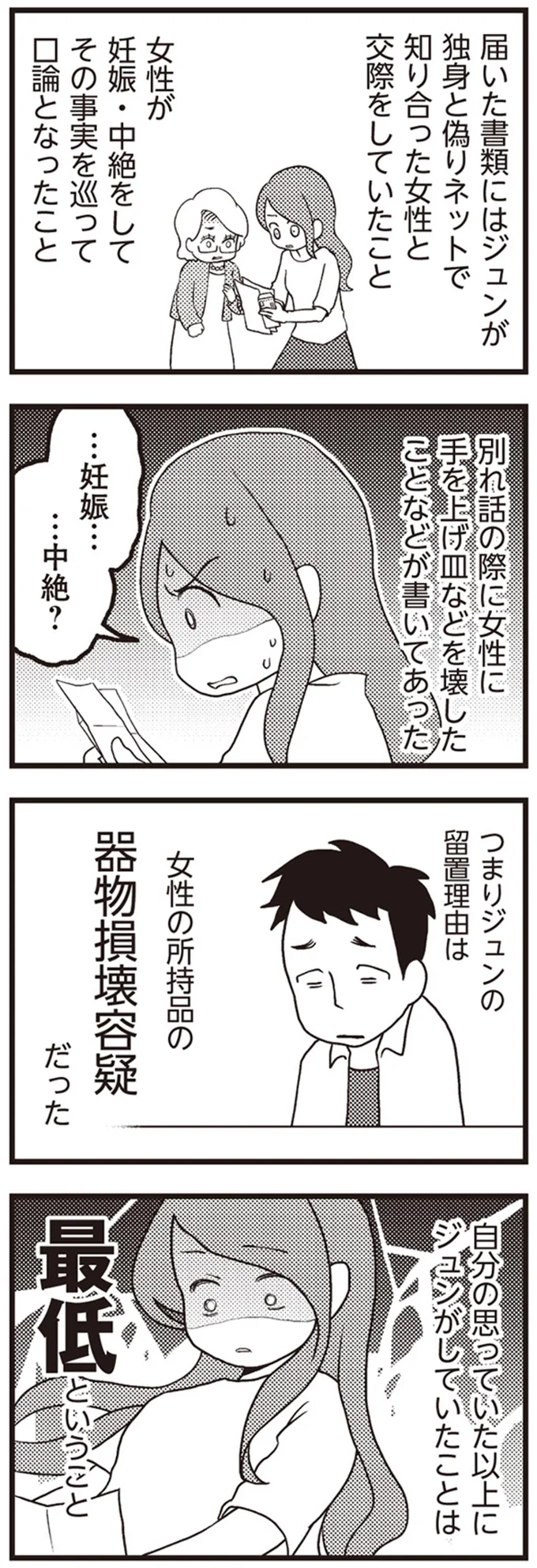 ネットで知り合った女性と交際をしていた