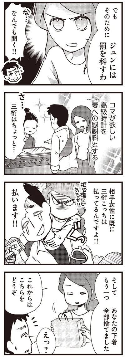 罰を科すわ
