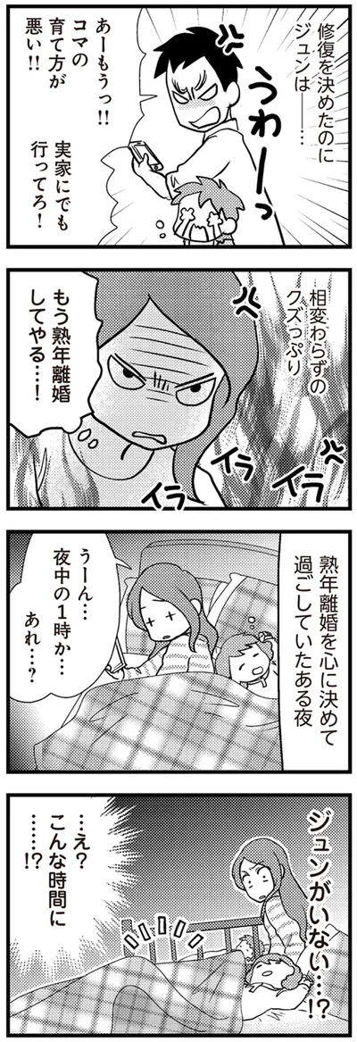 もう熟年離婚してやる…！