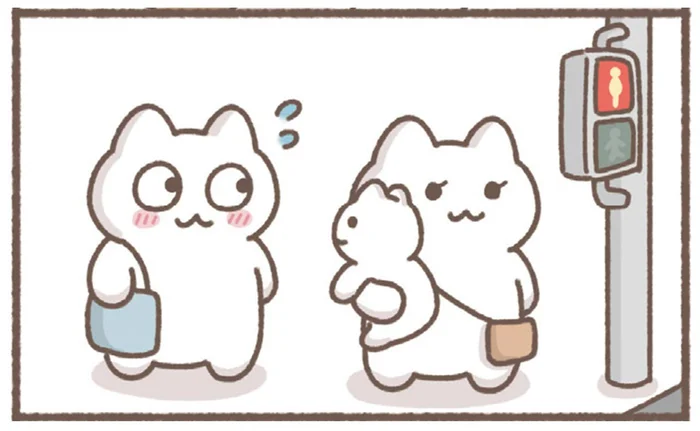 抱っこされている赤ちゃんがカワイイ！熱い視線を送っていると？／毎日がんばっていきる、えらい（24）