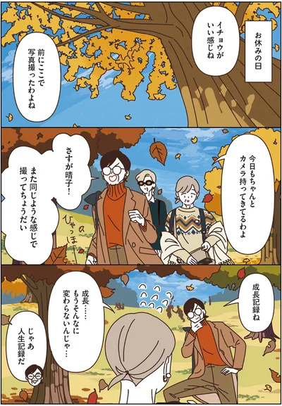 イチョウがいい感じね！