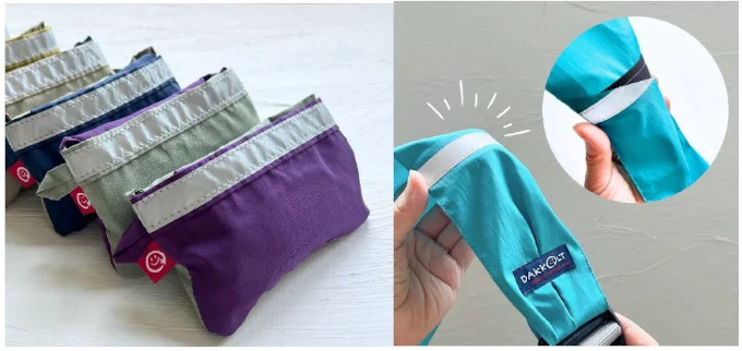 コンパクトな手のひらサイズで、パッと展開！