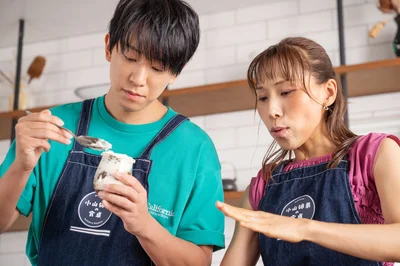 完璧ビジュアルを求める小山さんにみきママさんが秘策を伝授