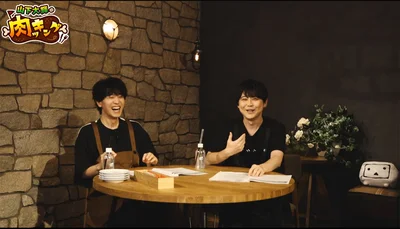 昔話に花を咲かす山下大輝さんと梶裕貴さん