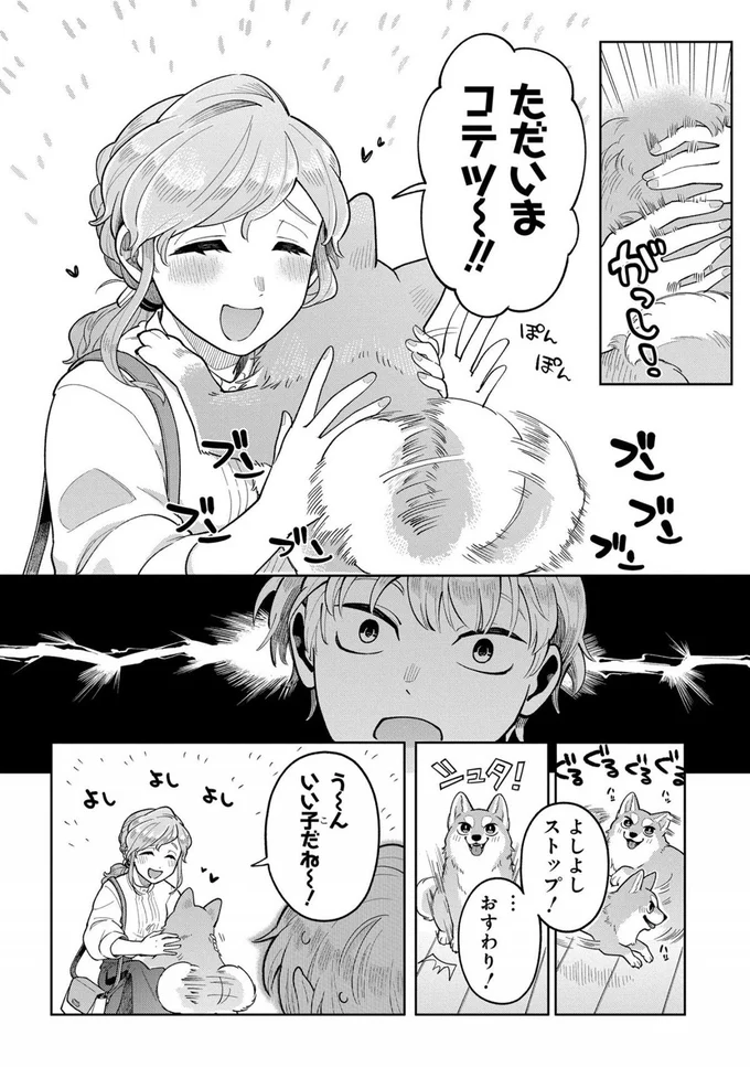 ただいま、コテツ～！！