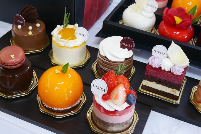 HIBIKAの冬のケーキラインナップ