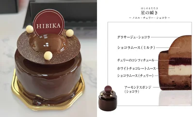 星の瞬き-ノエル・チェリー・ショコラ-(830円)