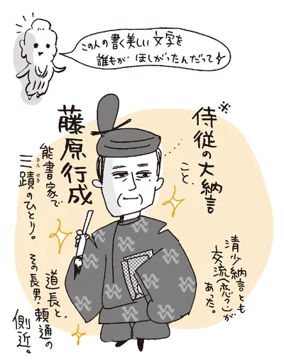 侍従の大納言こと藤原行成