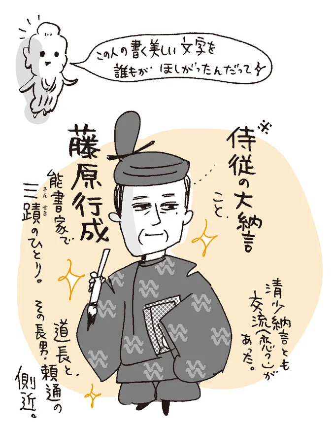 侍従の大納言こと藤原行成