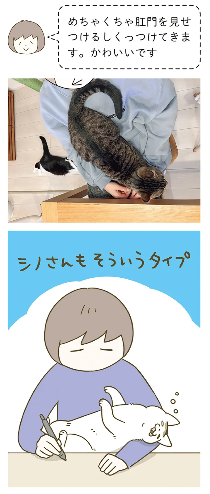 めちゃくちゃ見せつけてくる…