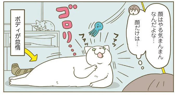 顔だけはやる気満々なんだよなあ