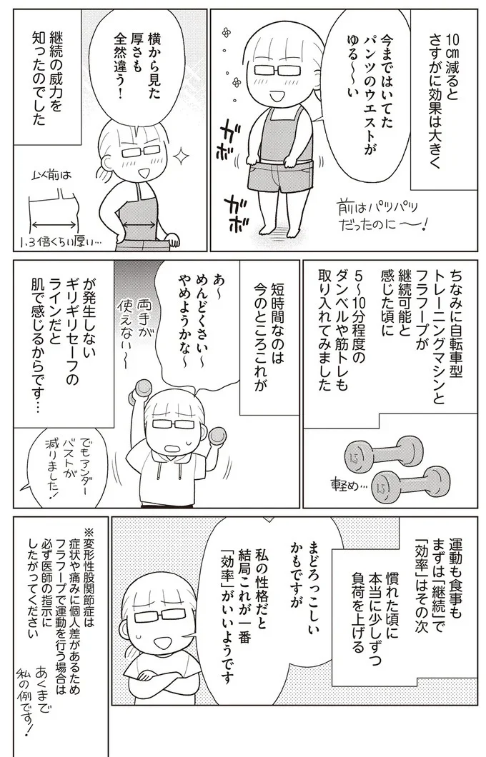 『痩せるより大切なことに気づいたら、人生で一番楽に17kgのダイエットに成功しました』より
