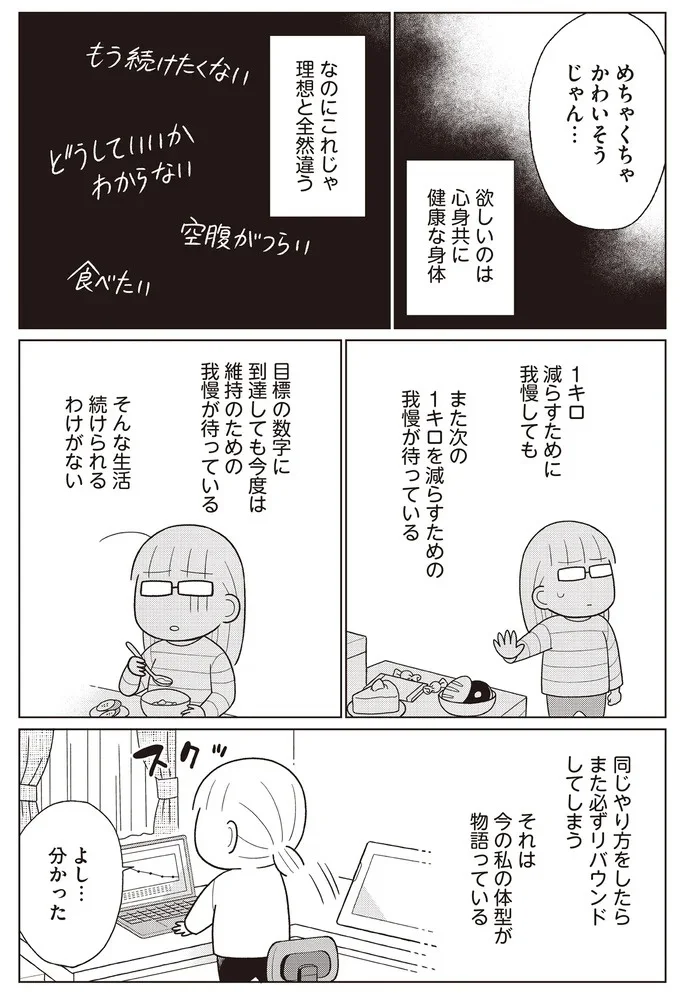 『痩せるより大切なことに気づいたら、人生で一番楽に17kgのダイエットに成功しました』