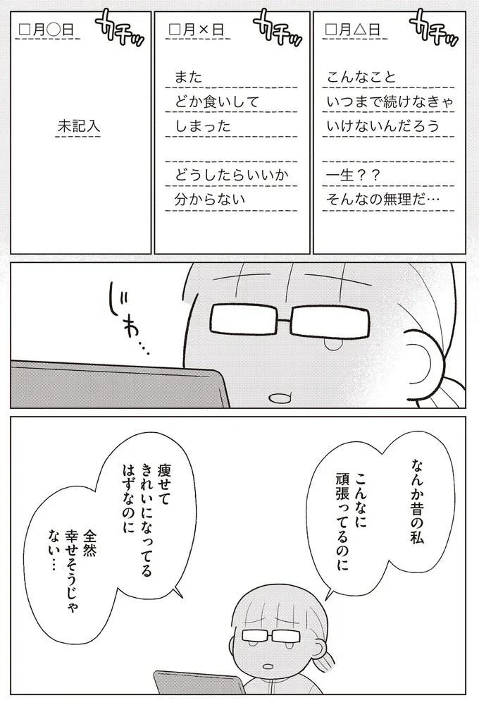  痩せるより大切なことに気づいたら、人生で一番楽に17kgのダイエットに成功しました』より
