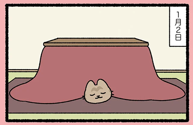 【十二支とねこ】神様に挨拶しにいくのはいつだっけ？ 「寝正月」という言葉が生まれた日／みっけ！ねこむかしばなし（3）