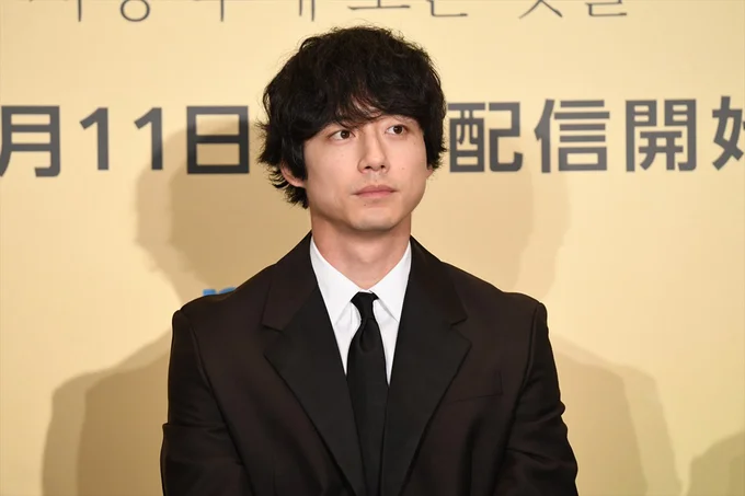 『愛のあとにくるもの』来日記者発表イベント（坂口健太郎さん）