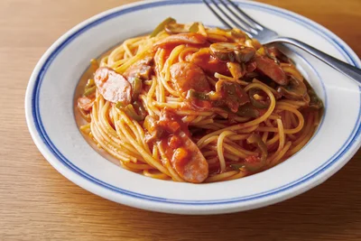 ゆで鍋いらずでパスタが完成