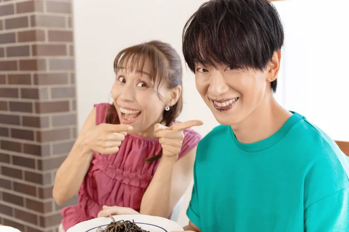 してやったりのみきママさん。小山さんも楽しくなってこの笑顔