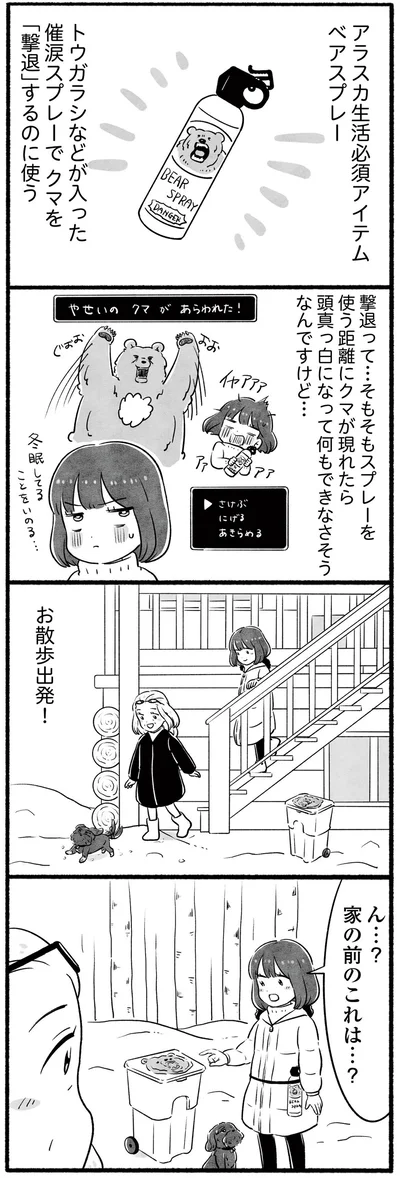 ん…？家の前のこれは…？