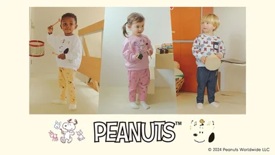 GUから「PEANUTS」コラボのトドラー服が登場！