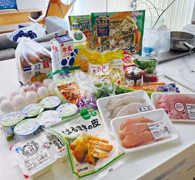 食材はリストに書き出して基本は1人で買いに行く