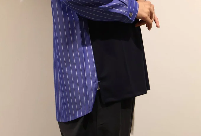 長めの丈で気になるお尻もすっぽり