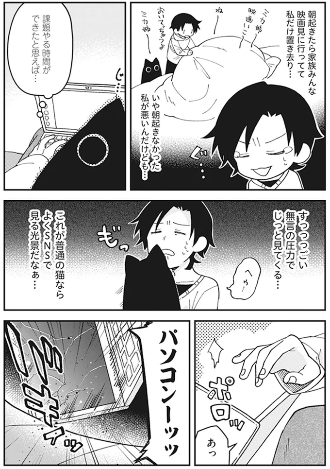 すっっっごい無言の圧力でじっと見てくる…