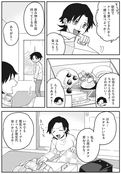 私も1人用のコタツ買おうかな…
