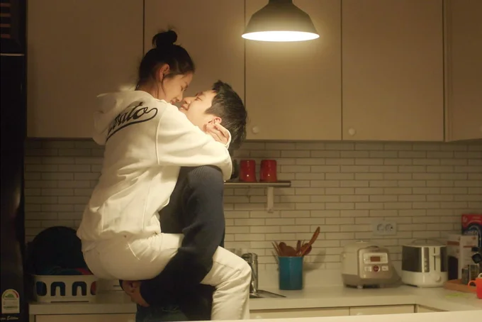 本物の恋人同士のような自然な演技。ふたりのキスシーンはとにかく美しい!