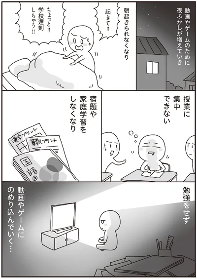 『うちの子、ゲームして動画ばっかり見てますけど大丈夫ですか!? もしかしてデジタル依存!? と思ったら』より
